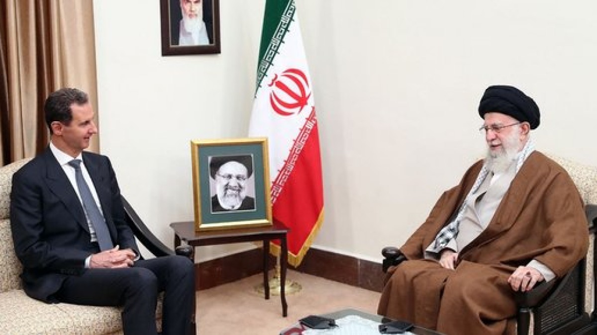 What did Tehran say about the fall of its ally, Assad, in Syria?