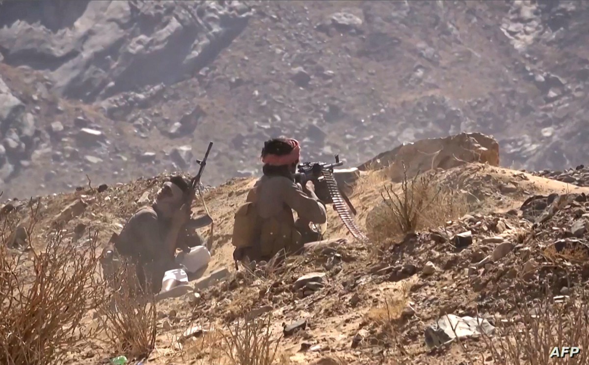 Movements of Houthi militants on the Marib fronts
