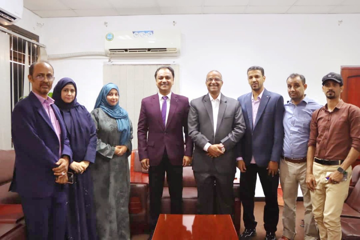 الوزير الزعوري يلتقي عضو هيئة رئاسة المجلس الانتقالي الجنوبي فادي باعوم