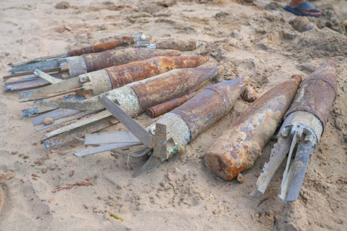 Abyan: "Pores" damage more than 4 thousand ammunition in a qualitative process in Wadi Duvis