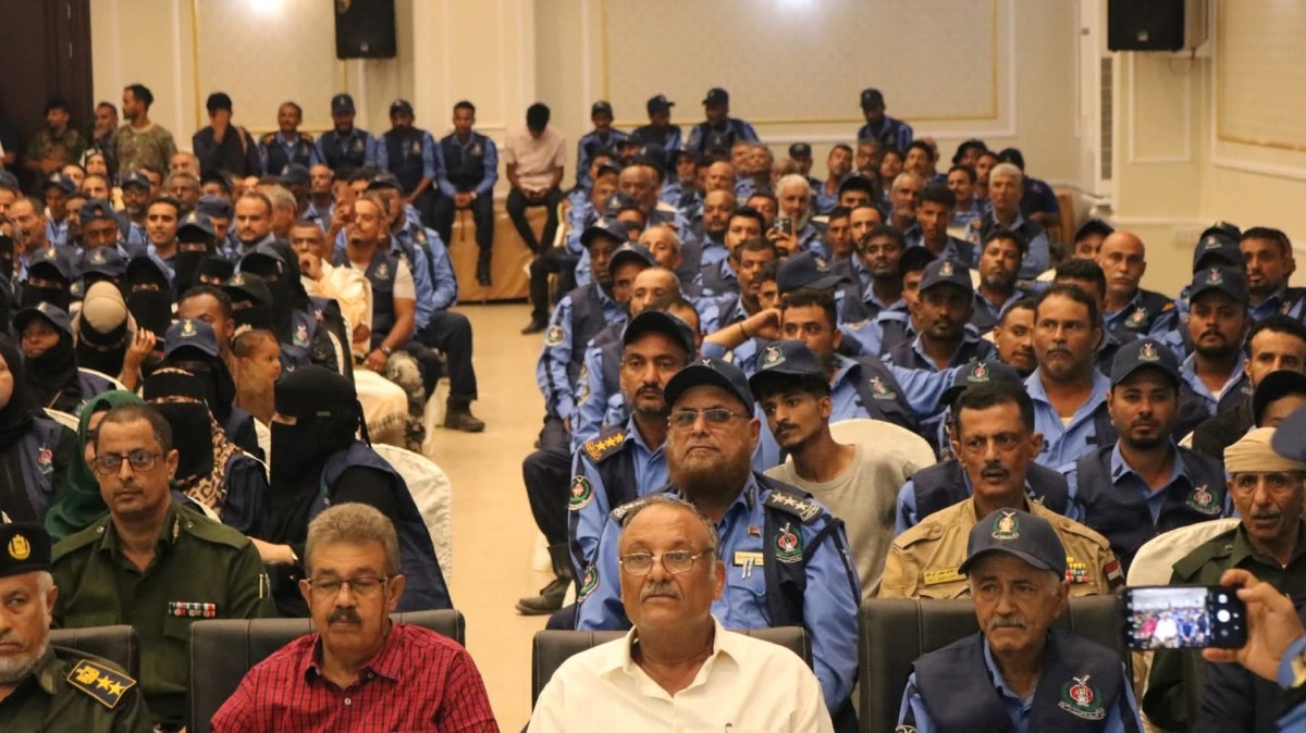 Aden .. The Security Department concludes the Arab Traffic Week with an honorary ceremony and awareness messages