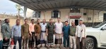 An official delegation inspects the field hospital in Al -Dhalea to see the workflow and its needs