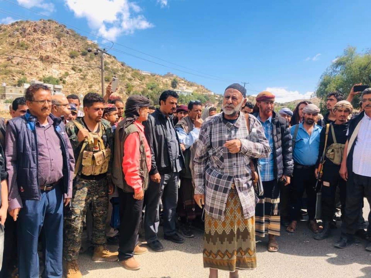 صلحي قبلي ينهي قضية اطلاق نار بين قريتي حذارة والصرحة بشعيب الضالع