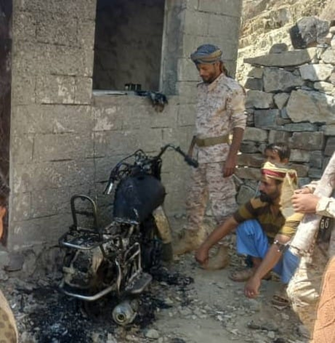Young... security monitor arrests the perpetrator of the crime of burning a member of the Public Prosecution’s bike