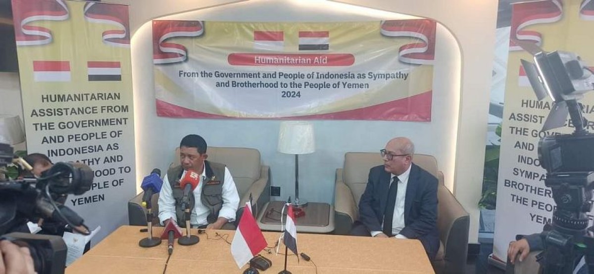 Indonesia delivers 60 tons of humanitarian aid to flood victims in Hodeidah