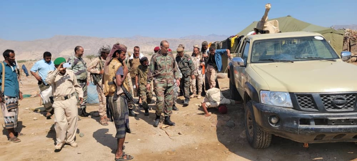 On an inspection tour in Abyan, Al-Junaidi stresses the necessity of extreme vigilance