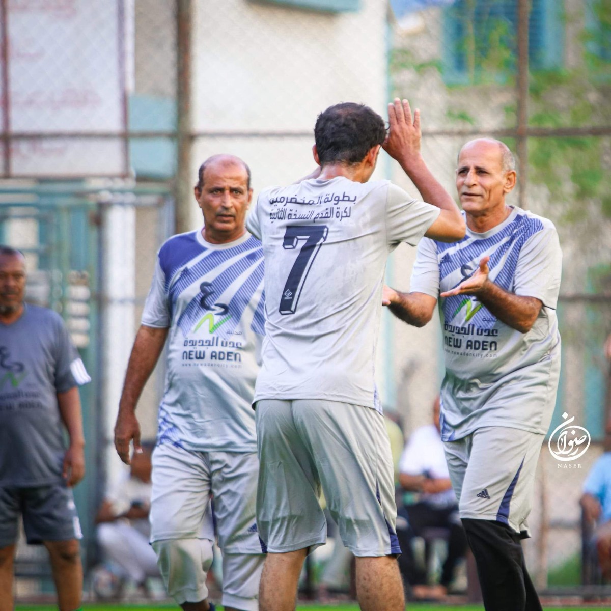 الجلاء يضرب بالتسعة منتخب لحج في بطولة أندية عدن للمخضرمين