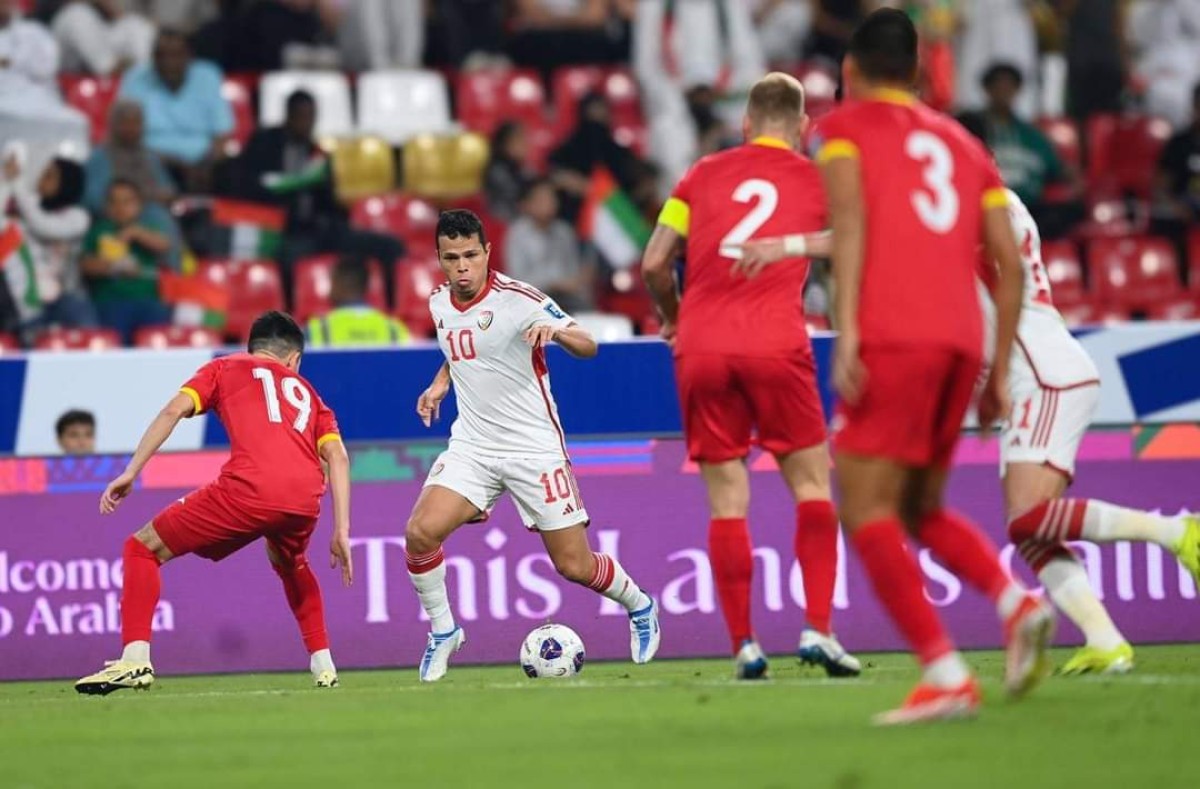 الإمارات تضرب قيرغيزستان بثلاثية في تصفيات كأس العالم