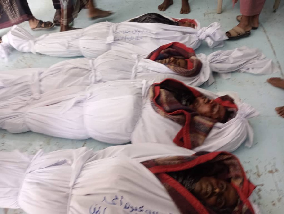 6 martyrs and 8 wounded when the Houthis targeted a popular market with drones in Maqbanah