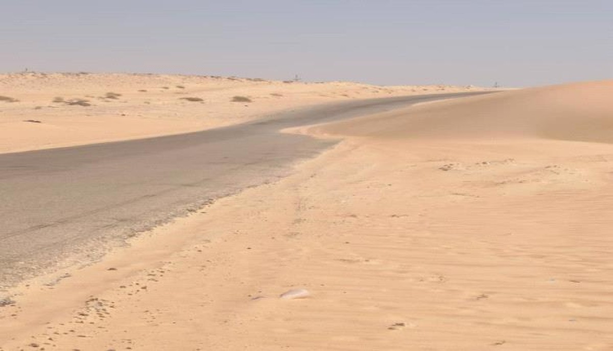 Quicksand impedes movement on the Shabwa-Hadhramaut international line