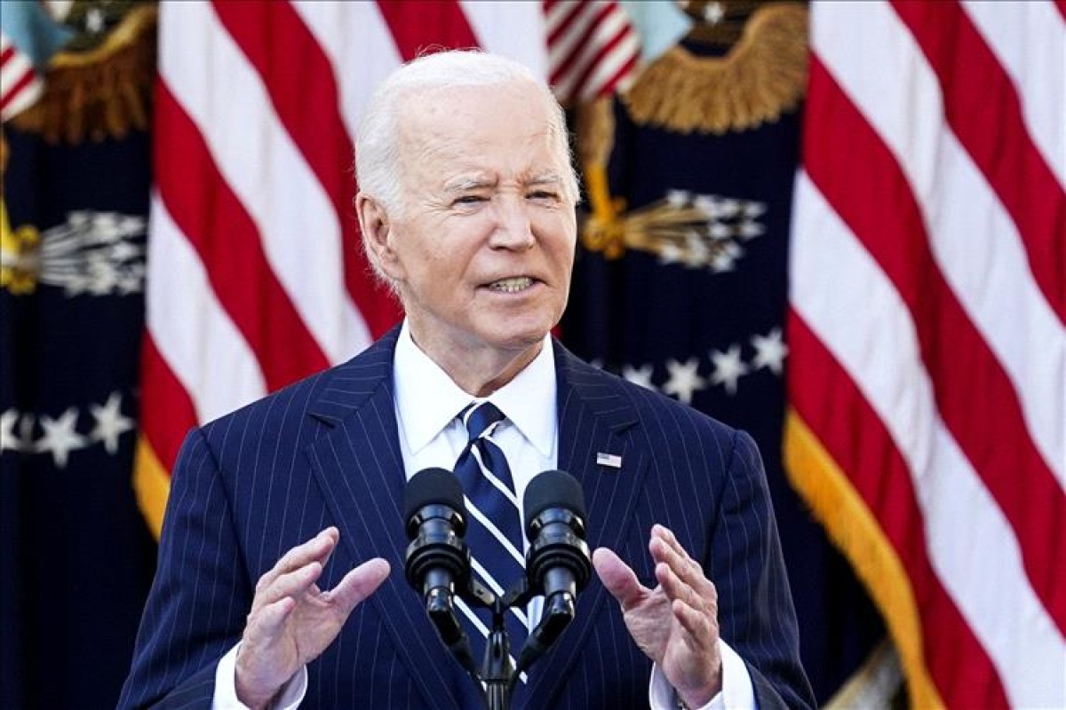 A new statement by Biden regarding the Houthis