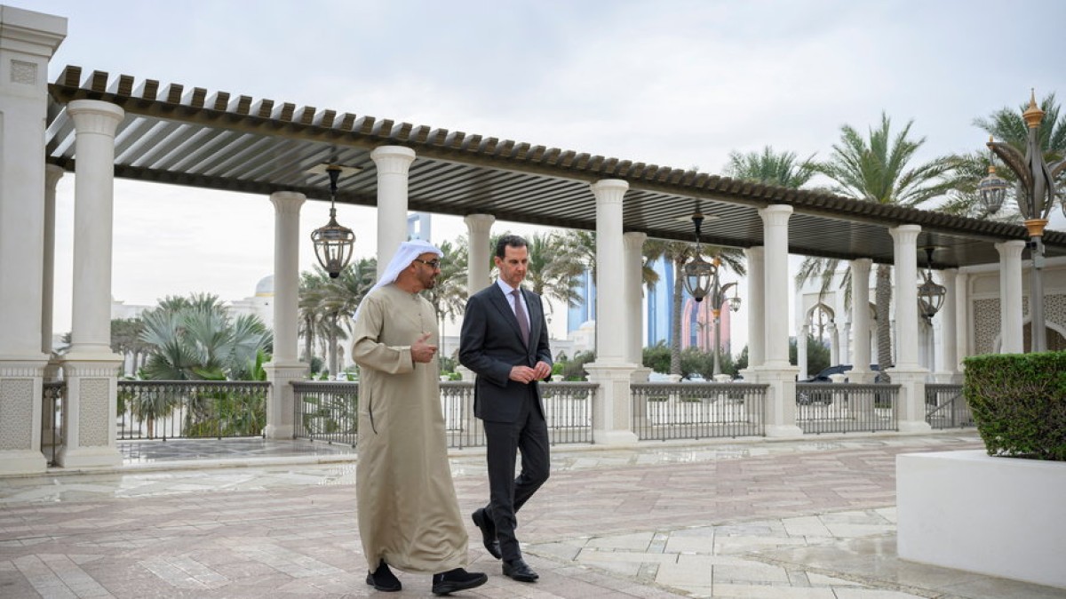 The UAE is “concerned” about the Islamic affiliations of the factions that toppled Assad
