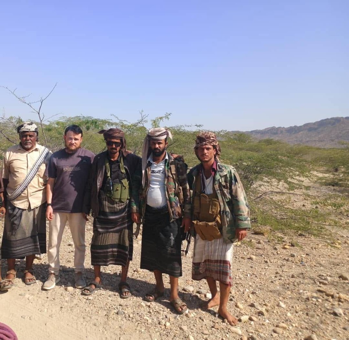 Abyan security forces succeeded in freeing a Russian citizen hours after he was kidnapped