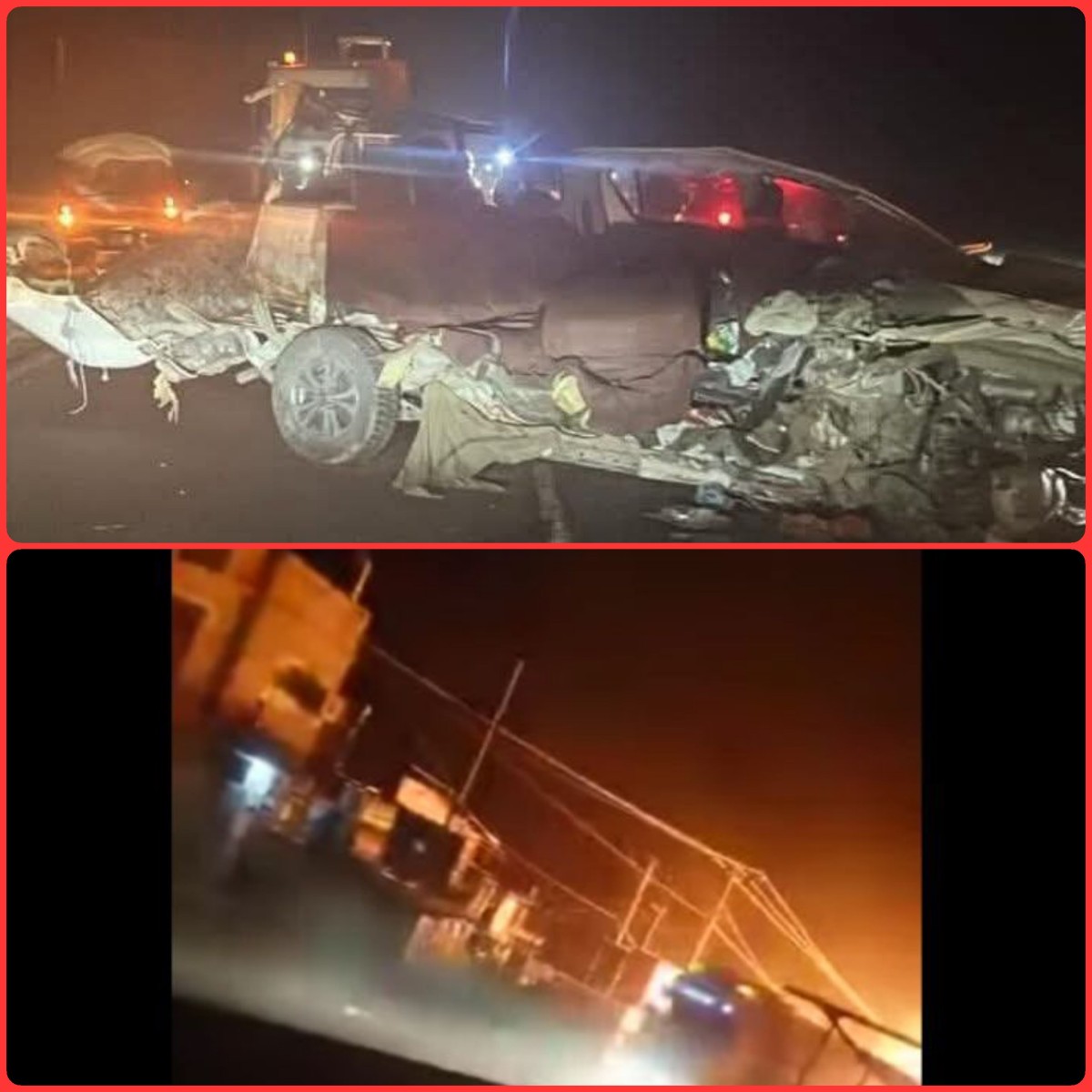 12 Yemeni expatriates died in a traffic accident in Al-Jawf and a fire broke out in an oil locomotive