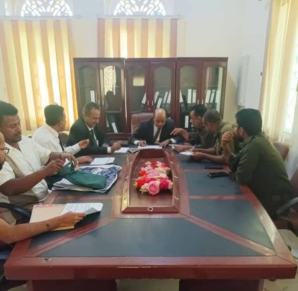 The head of the Prisons Division of the Public Prosecution inspects the correctional facility and the Narcotics Control Department in Hadhramaut