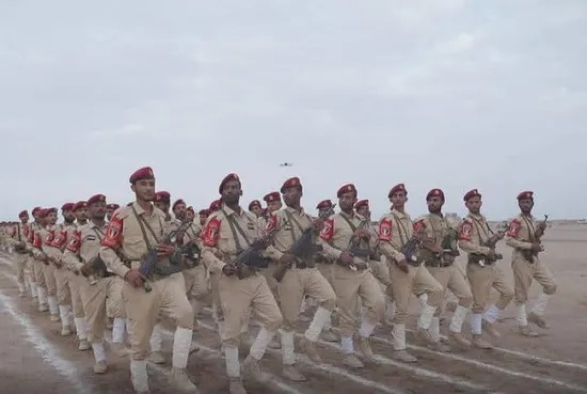 A military parade by the Southern Military Police in Aden