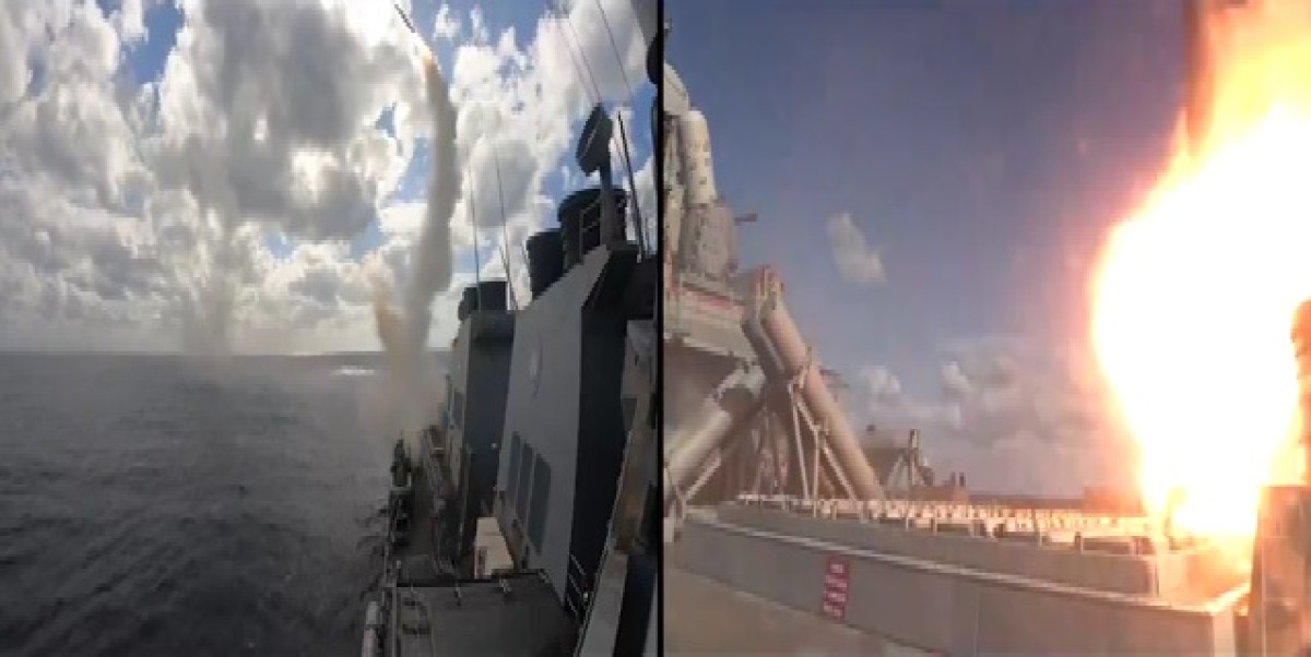 The US Navy bombs Houthi sites in Yemen with Tomahawk missiles