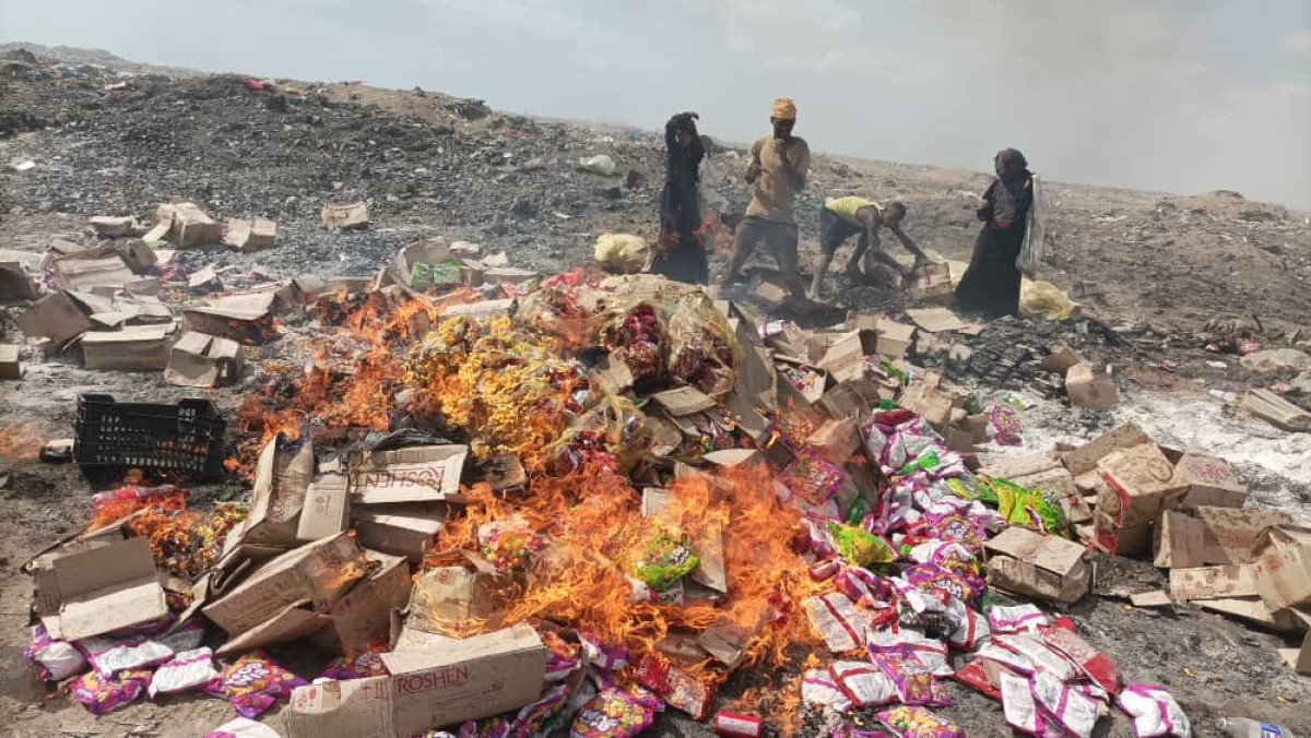 Environmental health in Mansoura destroys 3 tons of food that is not fit for consumption
