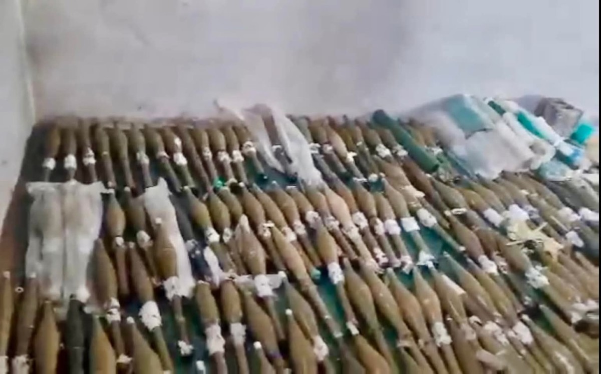 الحملة الأمنية في الصبيحة تضبط شحنة ذخائر وقذائف مهربة