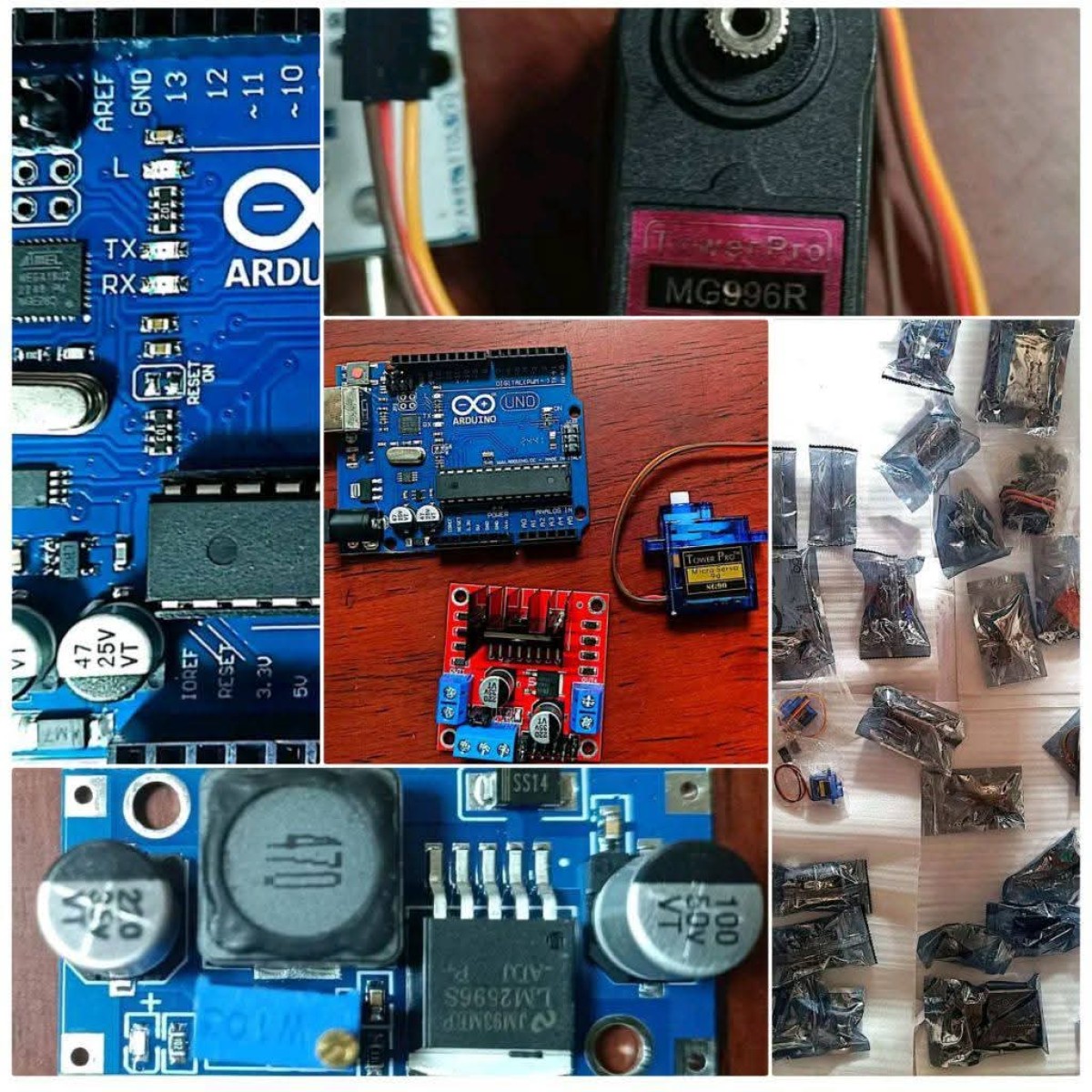 Seizing servo motors and electronic parts for unmanned aerial vehicles and robots at free zone customs