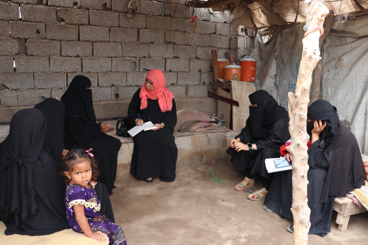 The National Committee investigates violations in camps for displaced people in Lahj