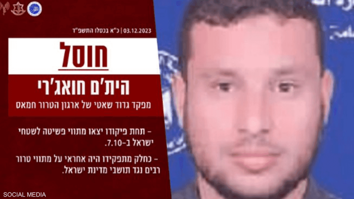 اغتالته إسرائيل قبل عام.. ظهور قيادي بحماس خلال تسليم رهينة