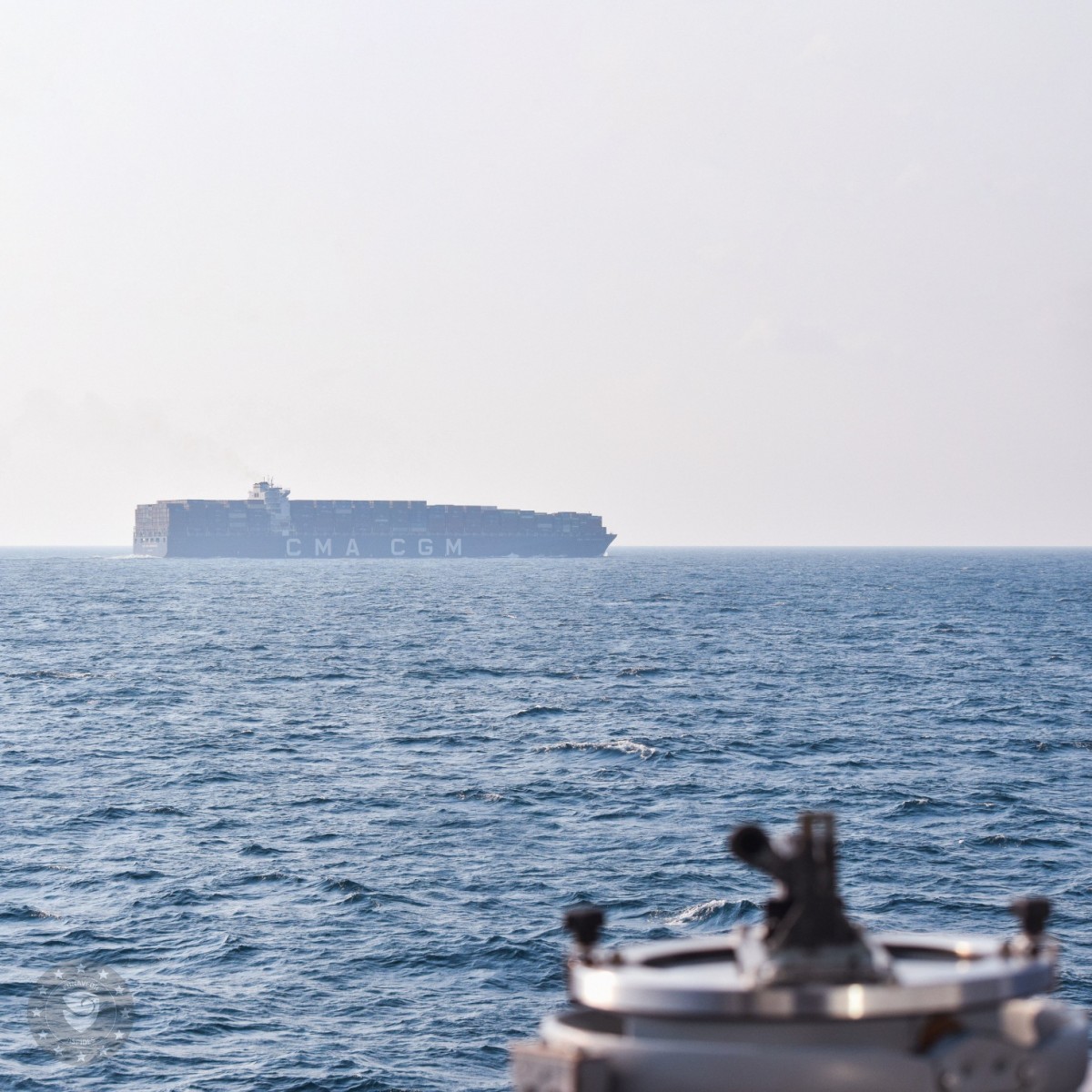 An Italian frigate carries out a new process to protect the commercial ships in the Red Sea and the Gulf of Aden