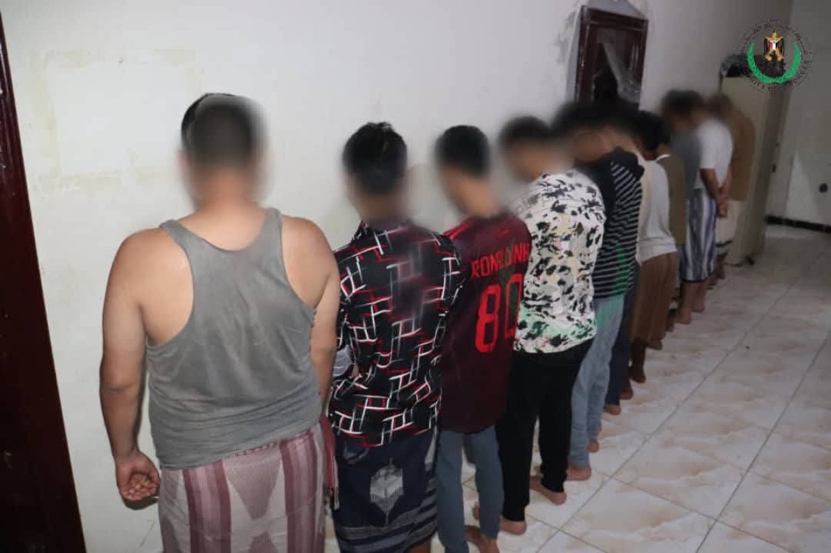 The overthrow of a drug promotion network and sources of quantities of hashish and youth in Aden
