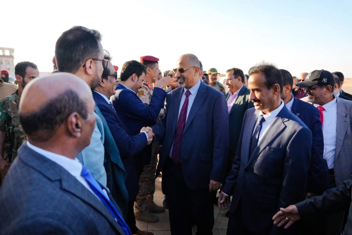 Al -Zubaidi arrives in Shabwa and officially launches work at Ataq Airport