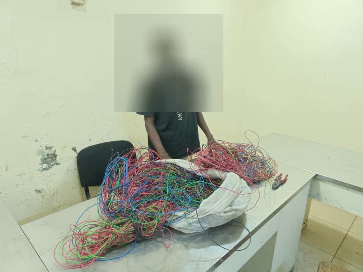 شرطة المنصورة تلقي القبض على متهم بسرقة أسلاك وكابلات كهربائية من منازل المواطنين