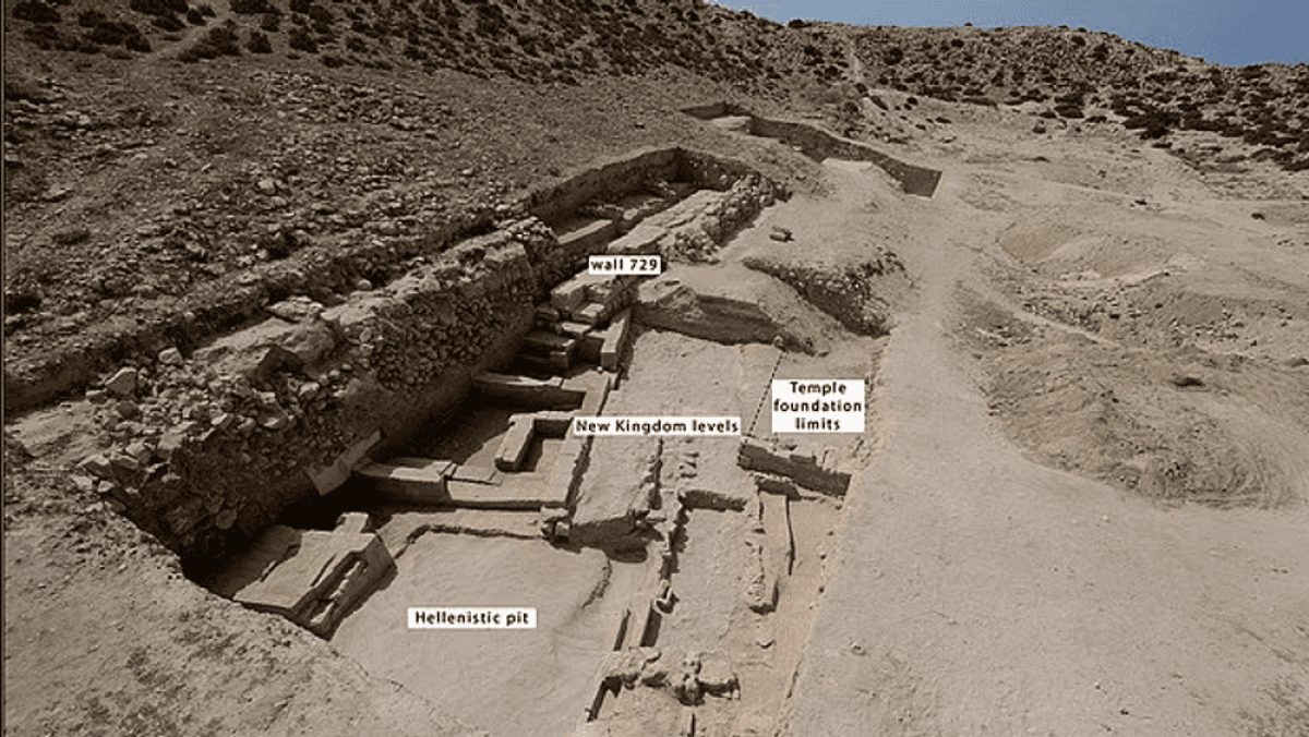 It belongs to the era of Akhenaten .. The discovery of a major Pharaonic city in northern Egypt