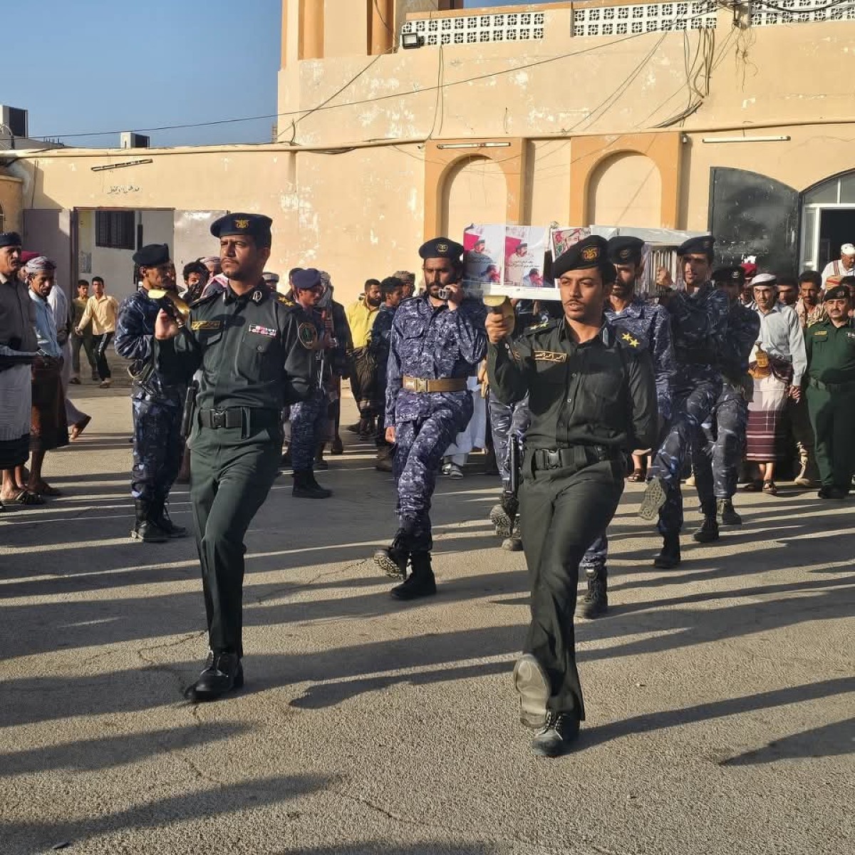 شبوة تشيع الراحل العميد الركن محمد ناصر المسلمي في جنازة رسمية