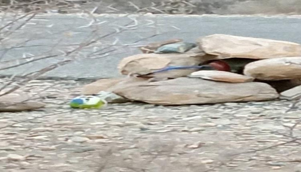 قوات اللواء الثاني دعم وإسناد تعثر على عبوة ناسفة متطورة في أبين