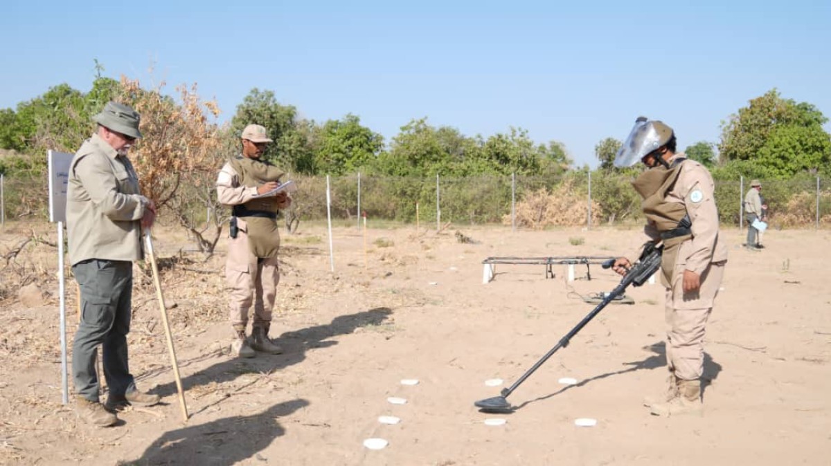 "Pore" enhances the readiness of his engineering team in Marib and Aden with intense exercises to ensure the safety of mines