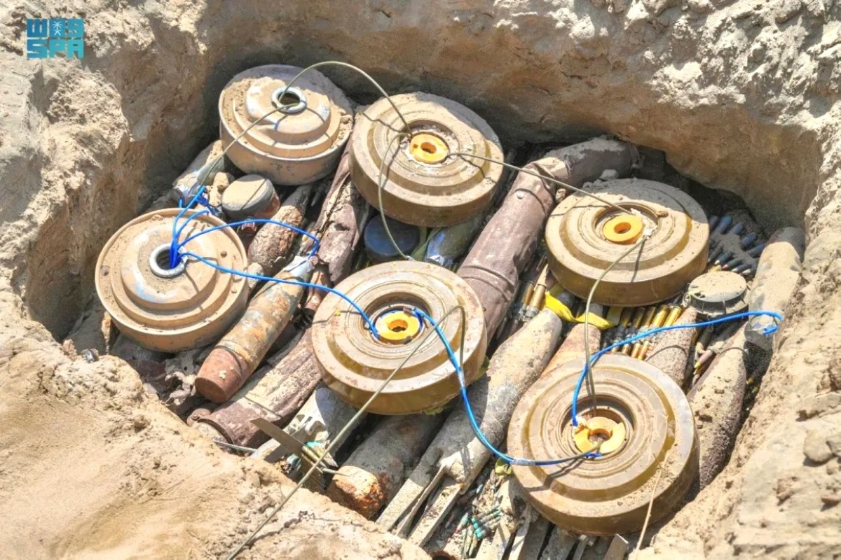 مسام ينتزع 1.273 لغماً حوثياً بالأسبوع الثاني من مايو الجاري